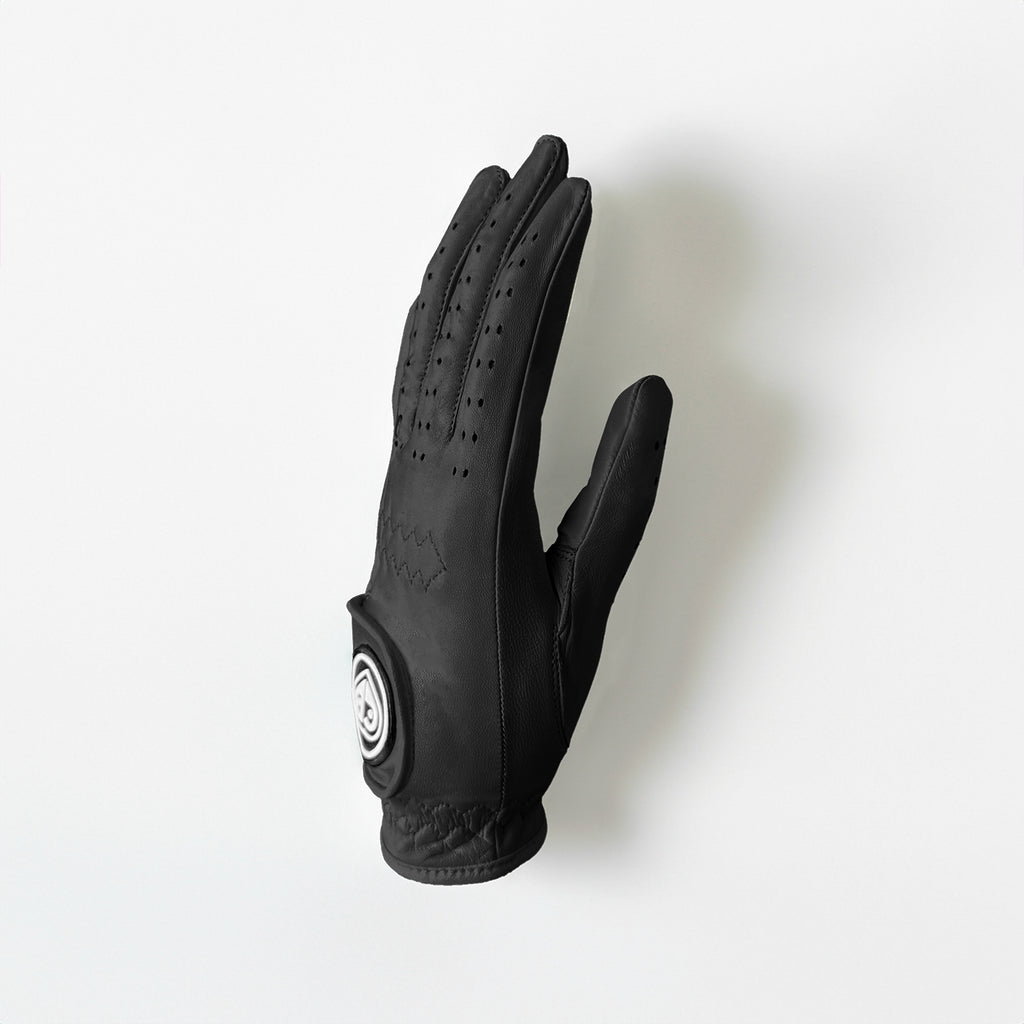 Men's Black Premium Cabretta Leather Golf Glove