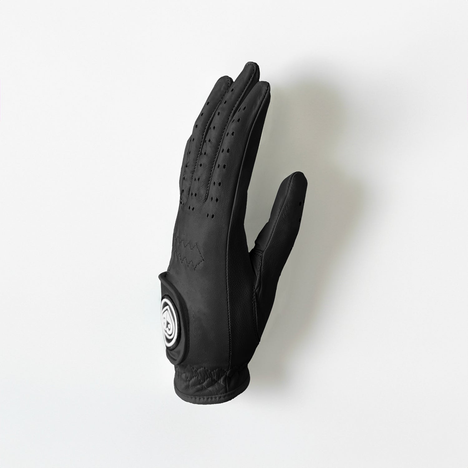 Men's Black Premium Cabretta Leather Golf Glove