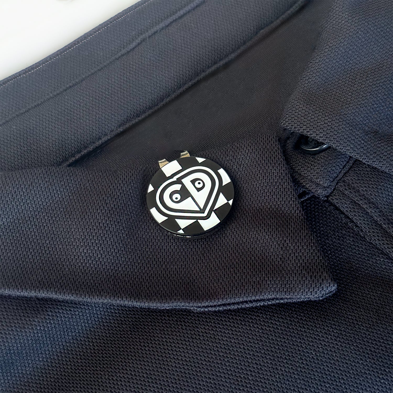 Checkerboard Black Ball Marker