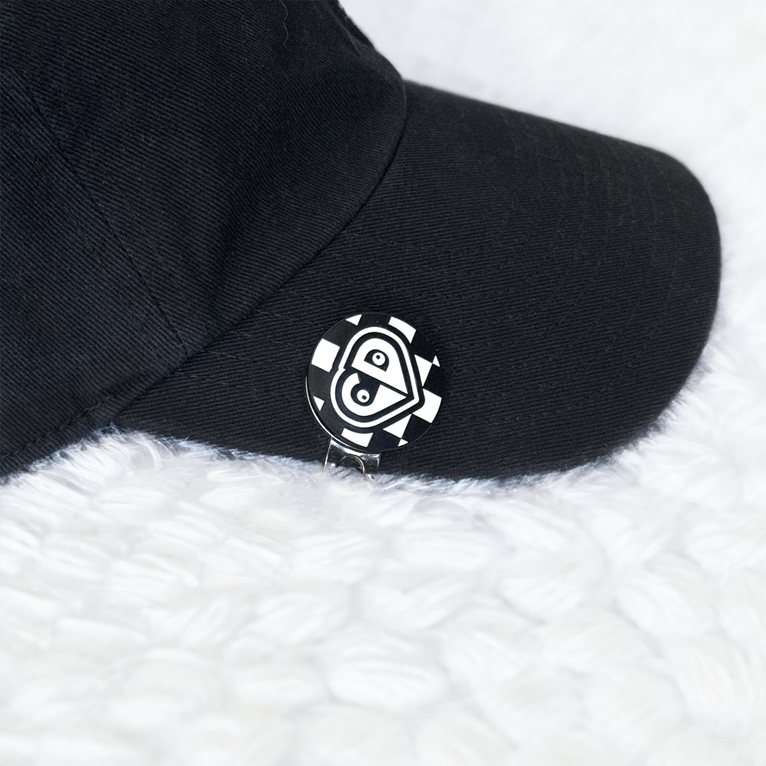 Checkerboard Black Ball Marker