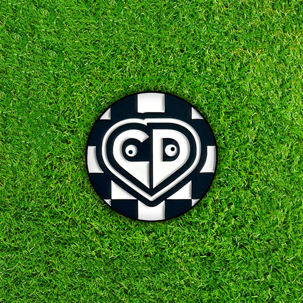 Checkerboard Black Ball Marker