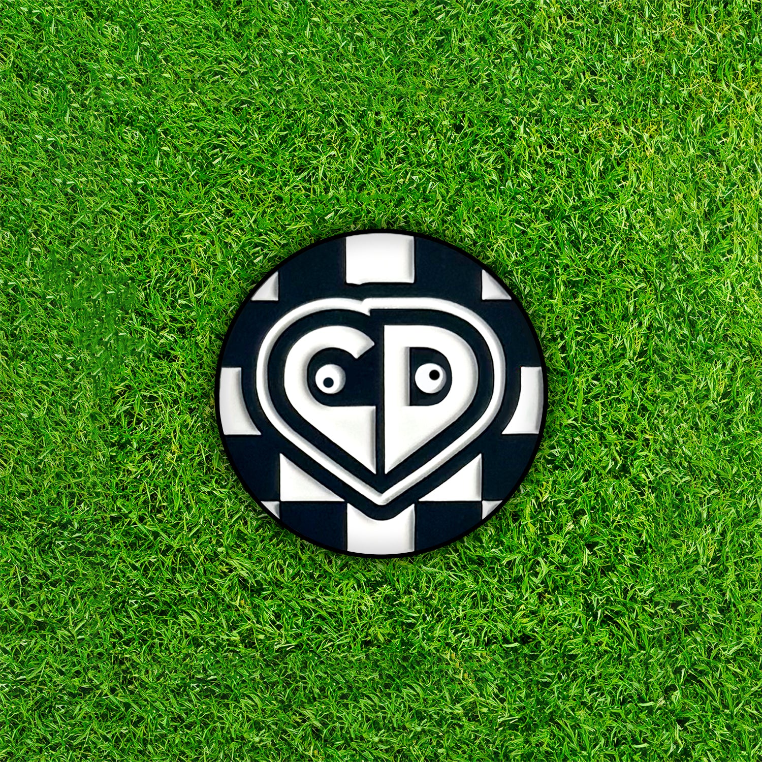 Checkerboard Black Ball Marker