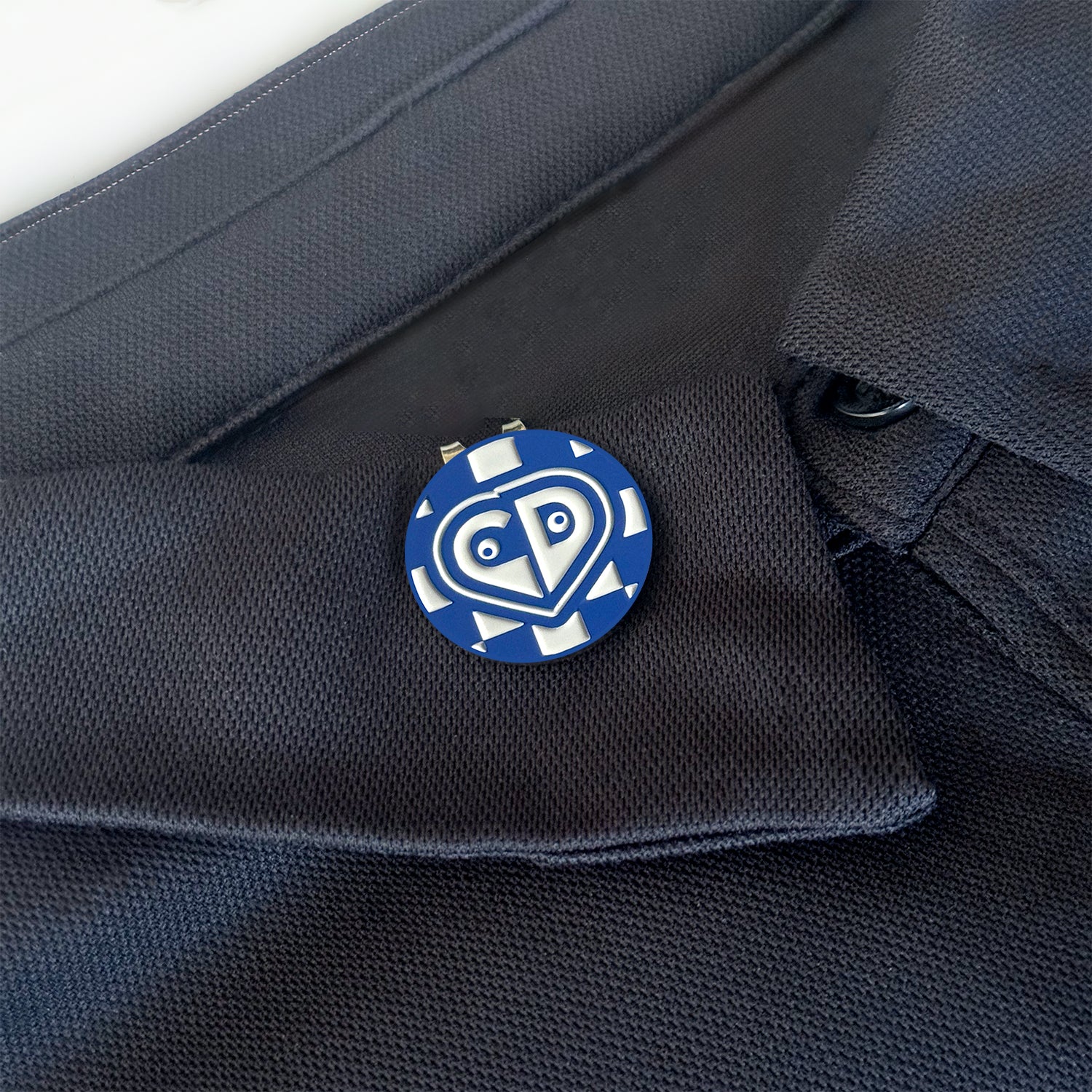 Checkerboard Blue Ball Marker