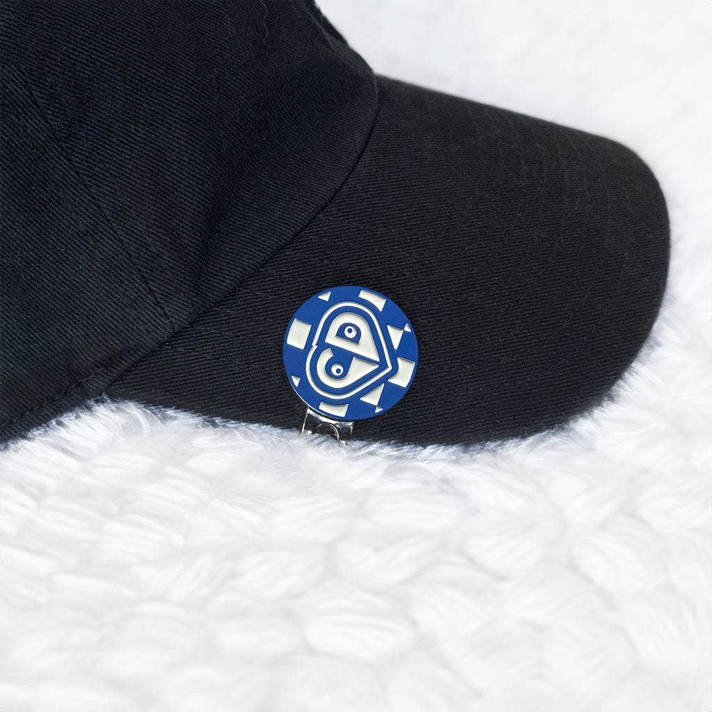 Checkerboard Blue Ball Marker