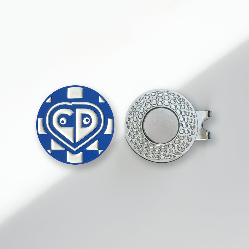 Checkerboard Blue Ball Marker