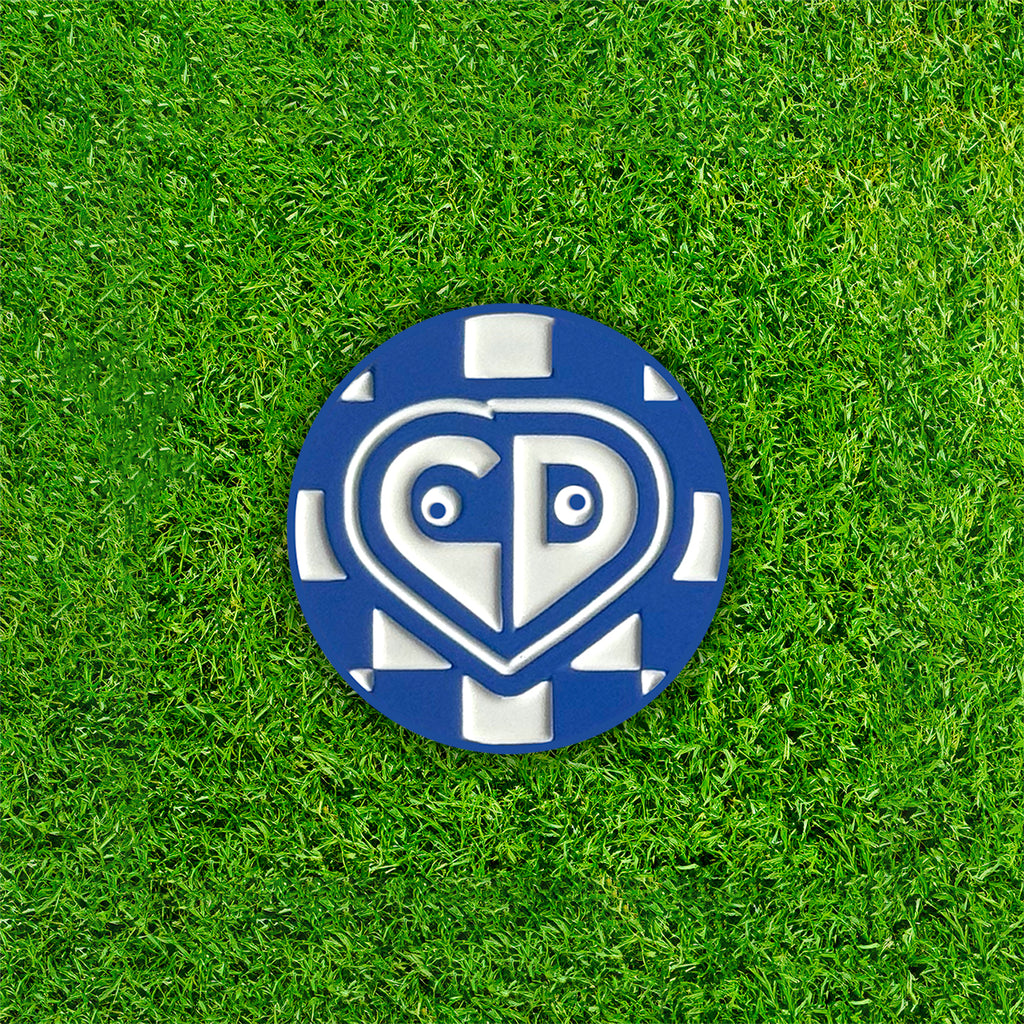 Checkerboard Blue Ball Marker