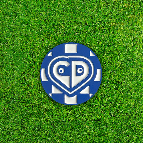 Checkerboard Blue Ball Marker