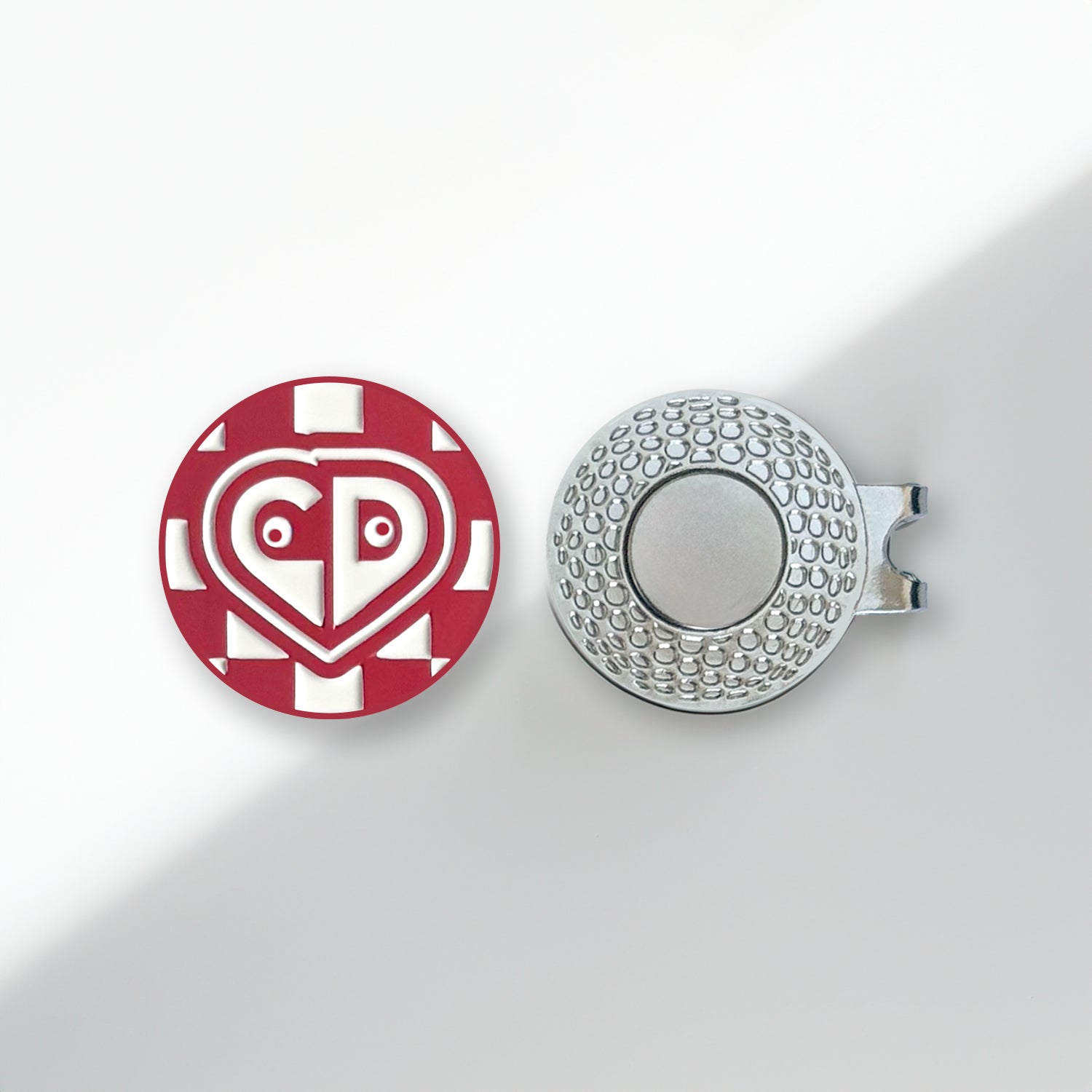 Checkerboard Red Ball Marker