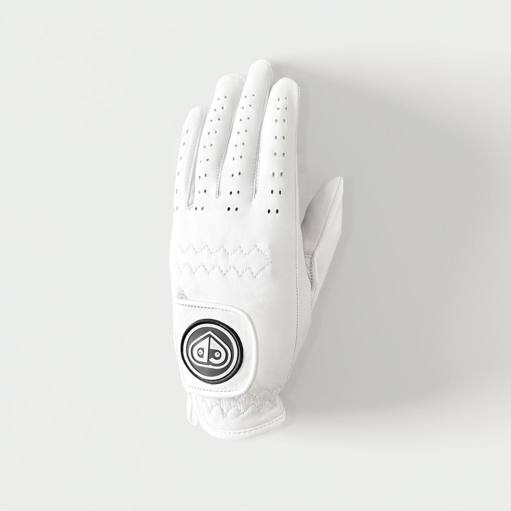 Men's White Premium Cabretta Leather Golf Glove