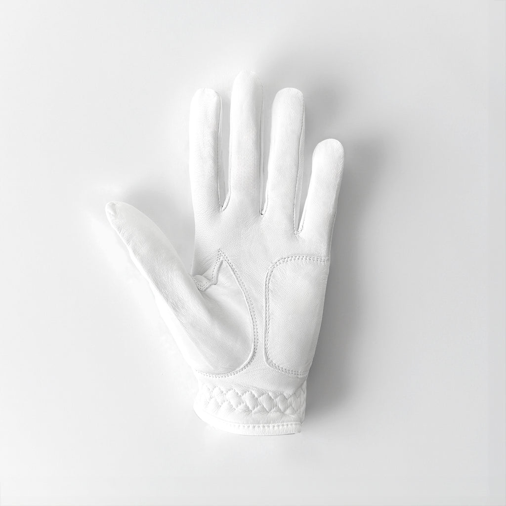 Men's White Premium Cabretta Leather Golf Glove